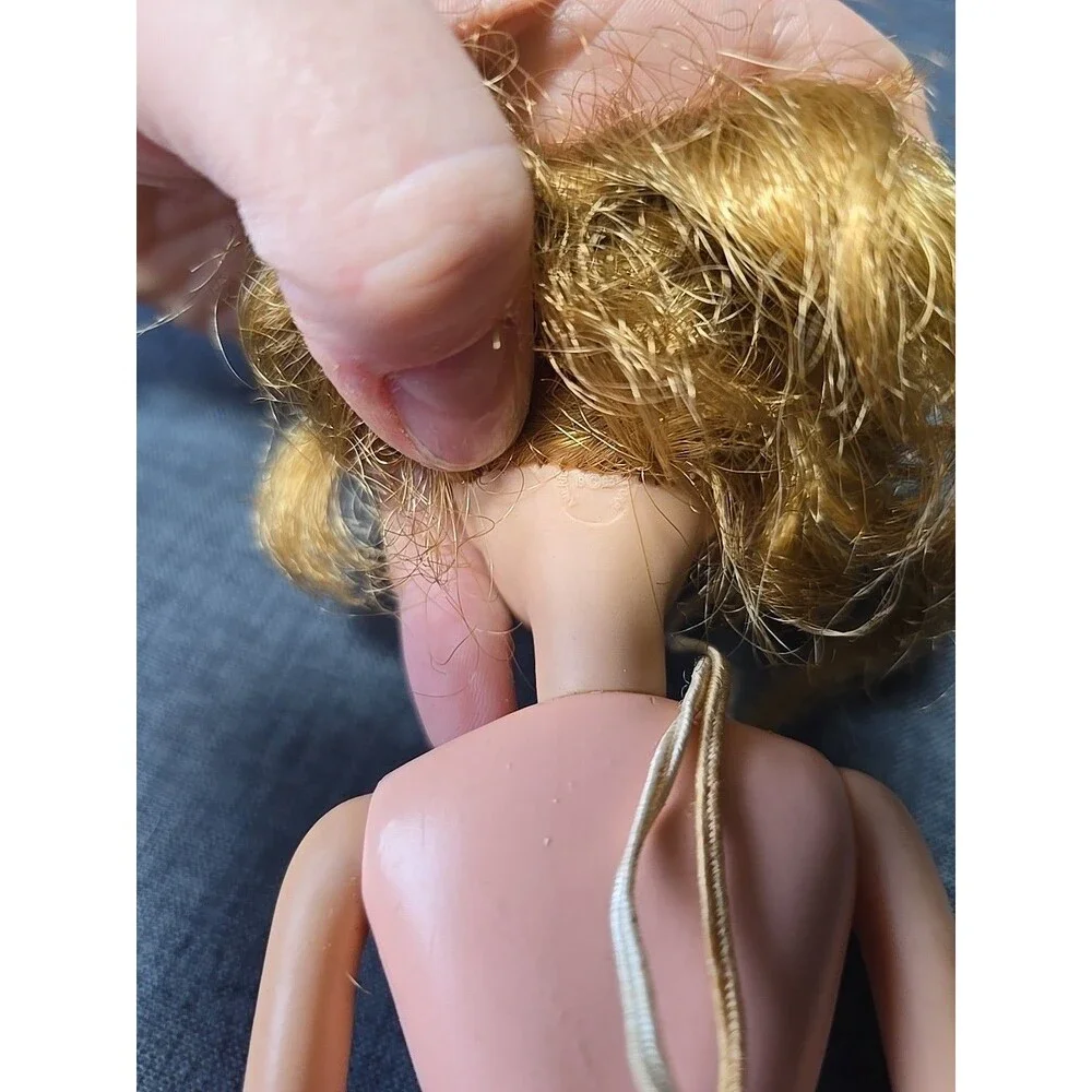 1963 American Character Tressy Doll Growing Hair Strawberry Blonde W/ Key